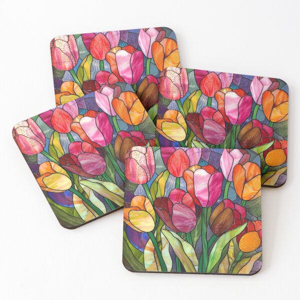 Item preview, Stained Glass Flower Art designed and sold by nomiraclehere.