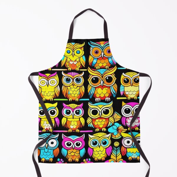 Item preview, Vibrant and Playful Owls Pattern Design designed and sold by DreamCraze.