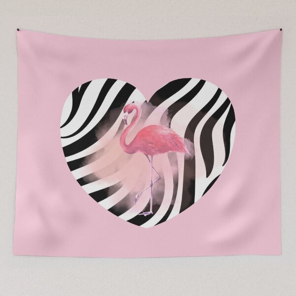 Item preview, Love-Struck Flamingo - Romantic Design designed and sold by GusiaTreasures.