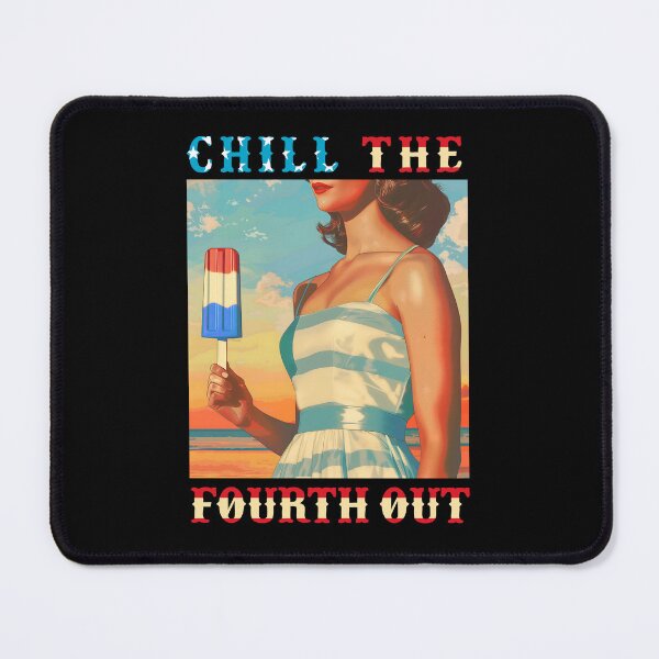 Item preview, Chill The Fourth Out, Retro 4th Of July, Funny Fourth Of July, Patriotic, USA American Flag Design designed and sold by trendyzcom.