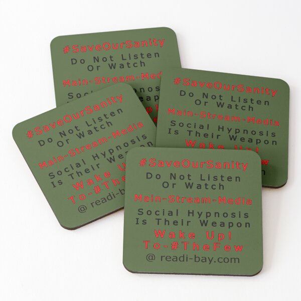 Item preview, Save Our Sanity - WakeUp 2 TheFew designed and sold by AlienAlmanac.