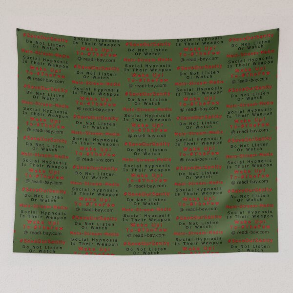 Item preview, Save Our Sanity - WakeUp 2 TheFew designed and sold by AlienAlmanac.