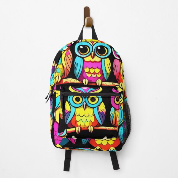 Item preview, Cheerful Colorful Owls Decorative Pattern designed and sold by DreamCraze.
