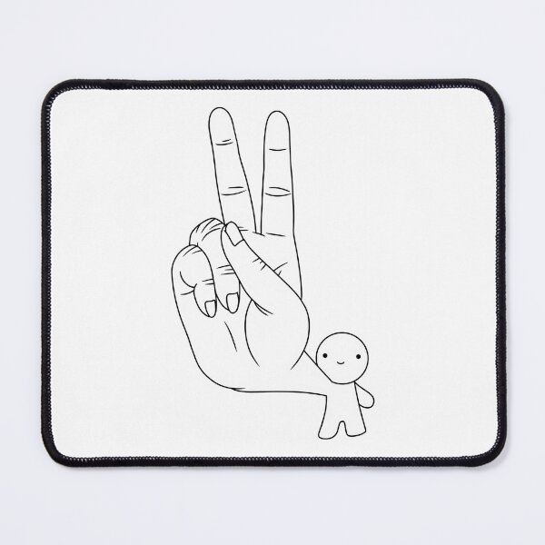 Item preview, Exaggerated peace sign designed and sold by selkaycik.