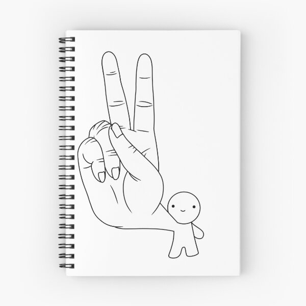 Item preview, Exaggerated peace sign designed and sold by selkaycik.