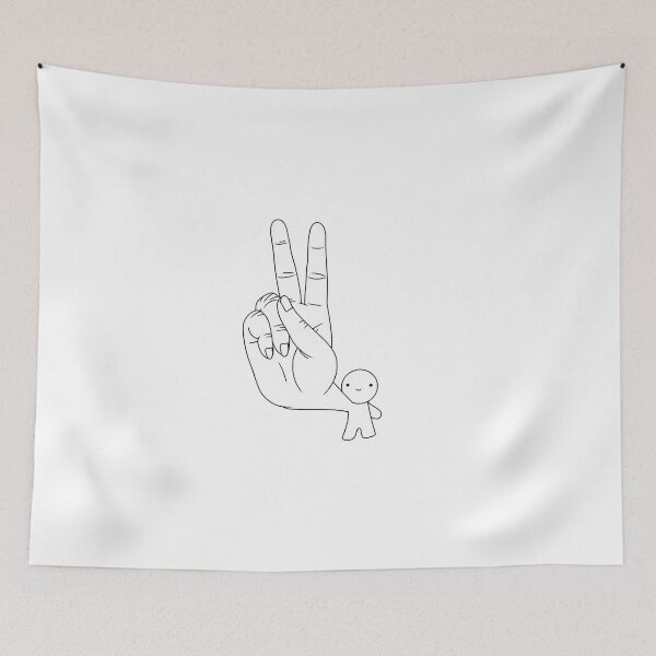Item preview, Exaggerated peace sign designed and sold by selkaycik.