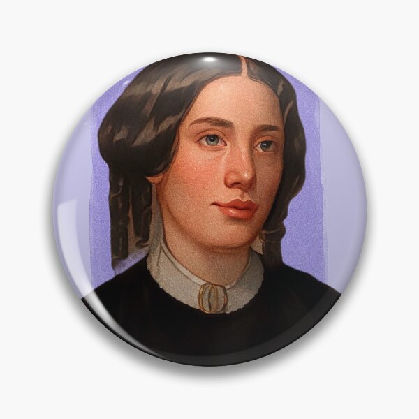 Item preview, American Author Harriet Beecher Stowe - Purple - illustration  designed and sold by Litstoy.