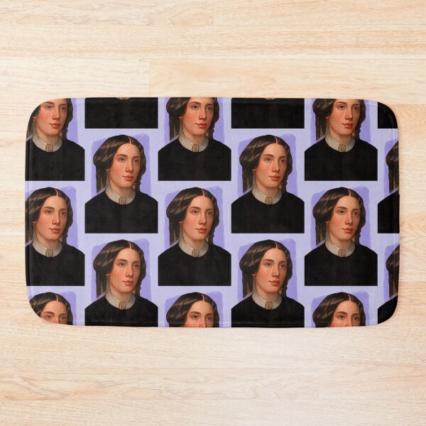 Item preview, American Author Harriet Beecher Stowe - Purple - illustration  designed and sold by Litstoy.