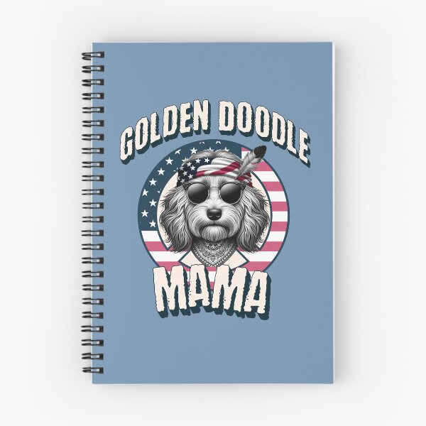 Item preview, USA Patriotic Goldendoodle Mama, 4th of July Celebration Design for Goldendoodle lovers  designed and sold by CrazyInk23.