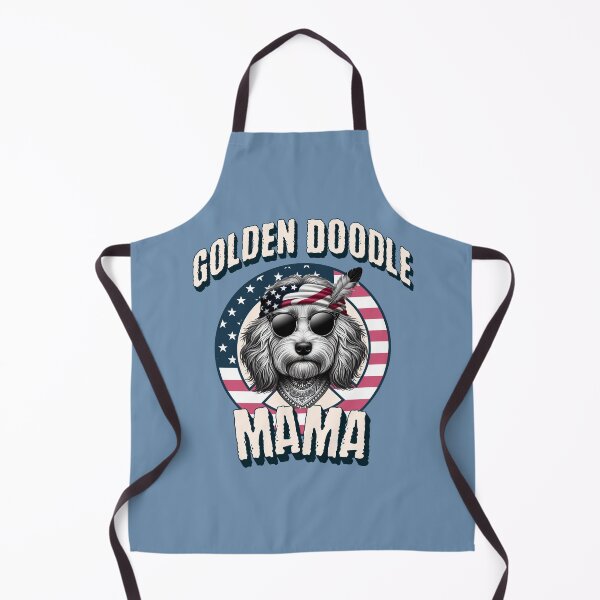 Item preview, USA Patriotic Goldendoodle Mama, 4th of July Celebration Design for Goldendoodle lovers  designed and sold by CrazyInk23.