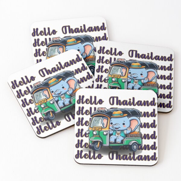 Item preview, Thai tuk tuks have elephants as drivers designed and sold by kankan22.