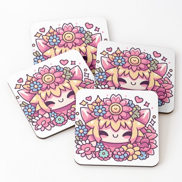 Item preview, Kawaii Floral Heart Embraced by Nature's Beauty designed and sold by ArtKae.