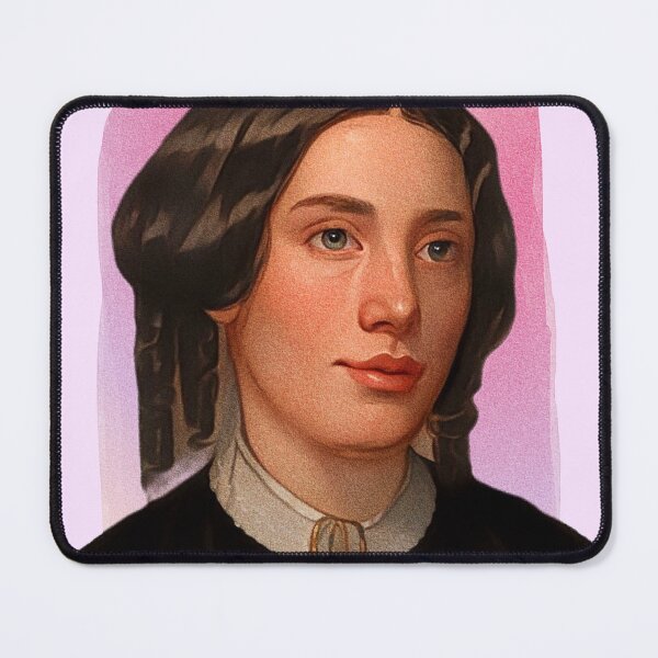 Item preview, American Writer Harriet Beecher Stowe - pink - illustration  designed and sold by Litstoy.