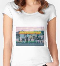 Brockhampton Saturation Heat Women's Fitted Scoop T-Shirt
