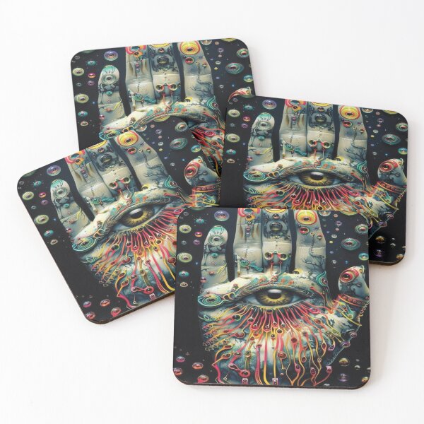 Item preview, Eyes of the Cosmos: Surreal Hand Art designed and sold by lerjustinter.