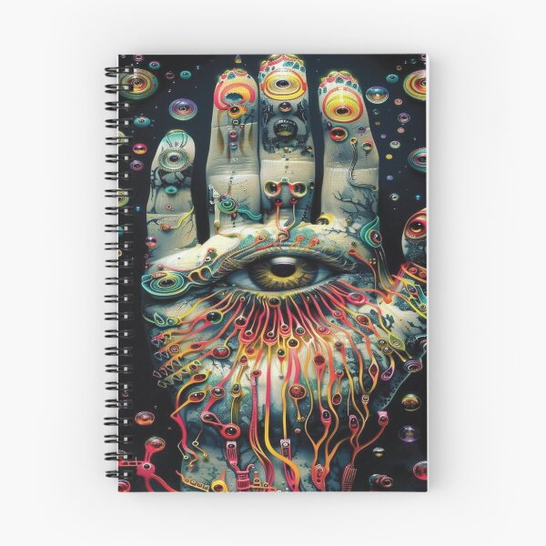 Item preview, Eyes of the Cosmos: Surreal Hand Art designed and sold by lerjustinter.