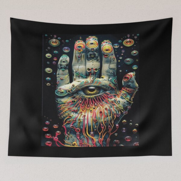 Item preview, Eyes of the Cosmos: Surreal Hand Art designed and sold by lerjustinter.