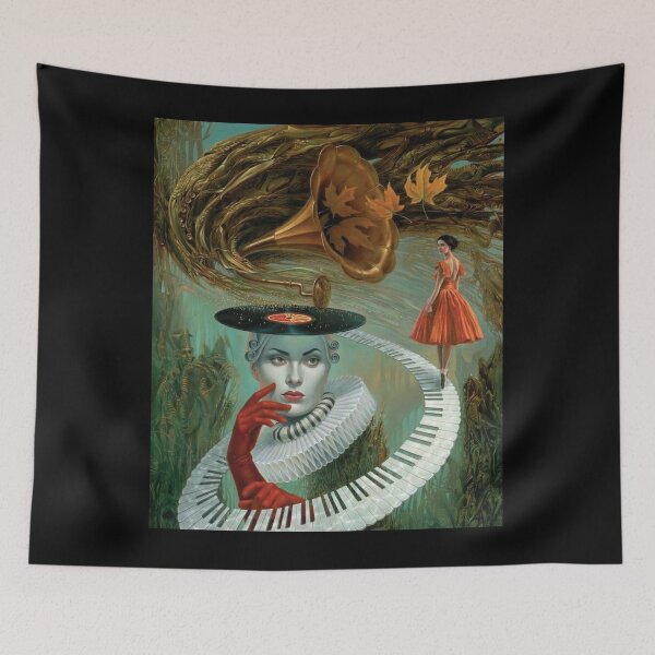 Item preview, Musical Whimsy: Surreal Piano Landscape designed and sold by lerjustinter.