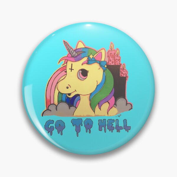 Item preview, Go to hell unicorn designed and sold by Jacob Hensley.