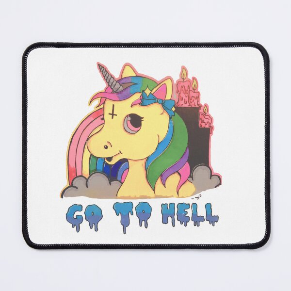 Item preview, Go to hell unicorn designed and sold by Jacob Hensley.