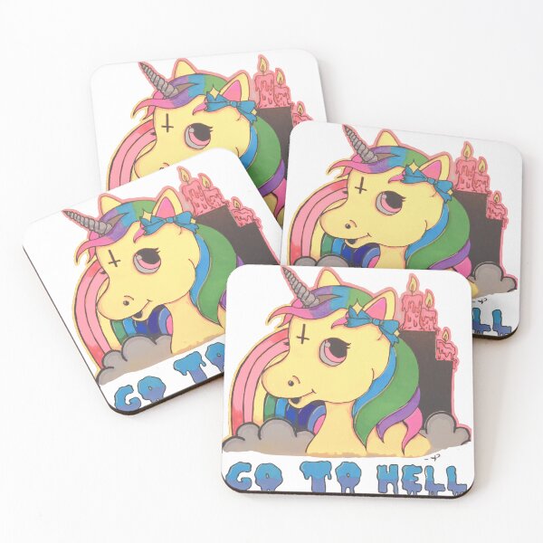 Item preview, Go to hell unicorn designed and sold by Jacob Hensley.