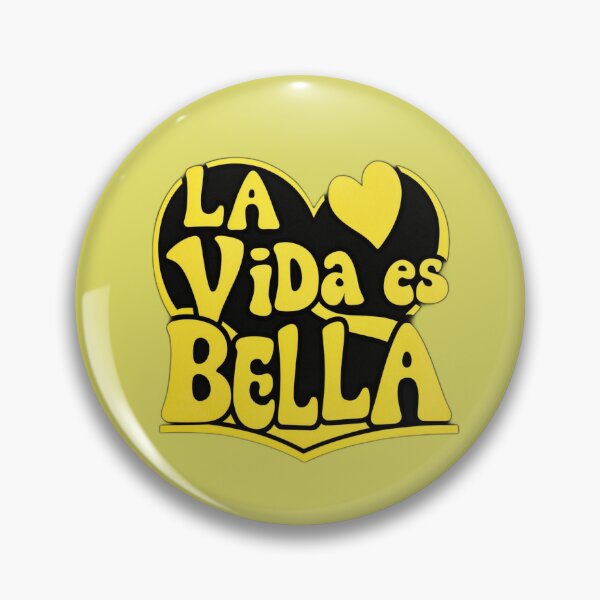 Item preview, La vida es bella - Spanish quote - Life is beautiful designed and sold by AldeaPod.
