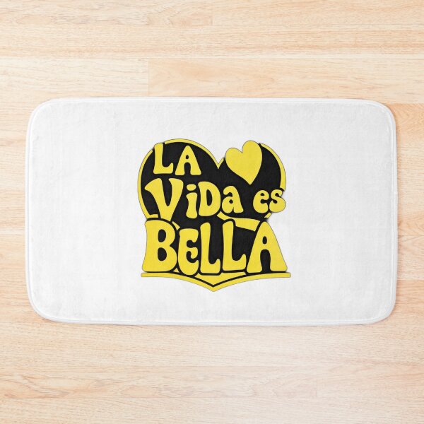 Item preview, La vida es bella - Spanish quote - Life is beautiful designed and sold by AldeaPod.