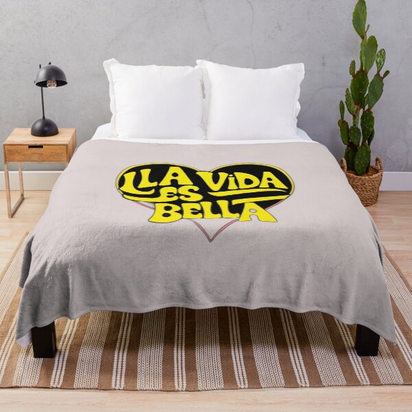 Item preview, La vida es bella - Spanish quote - Life is beautiful designed and sold by AldeaPod.