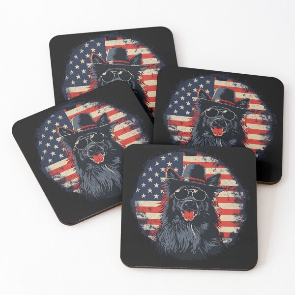 Item preview, Belgian Tervuren Dog July 4 Independence Day designed and sold by Vibe Unique.