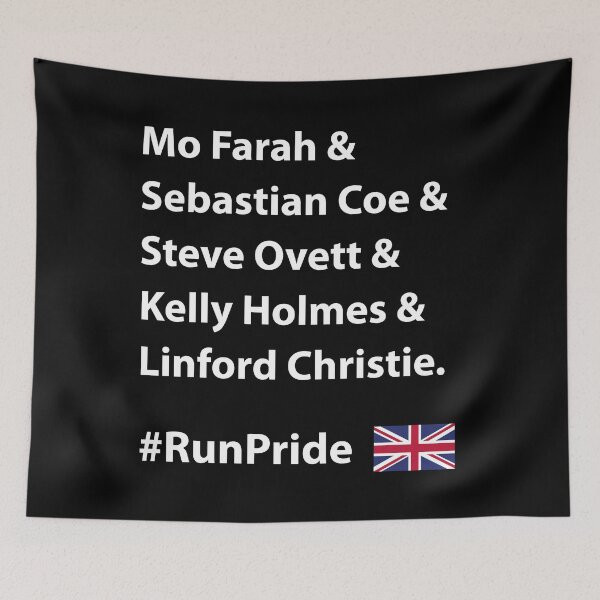 Item preview, Run Pride - UK Running Legends designed and sold by SoulArtDesign.