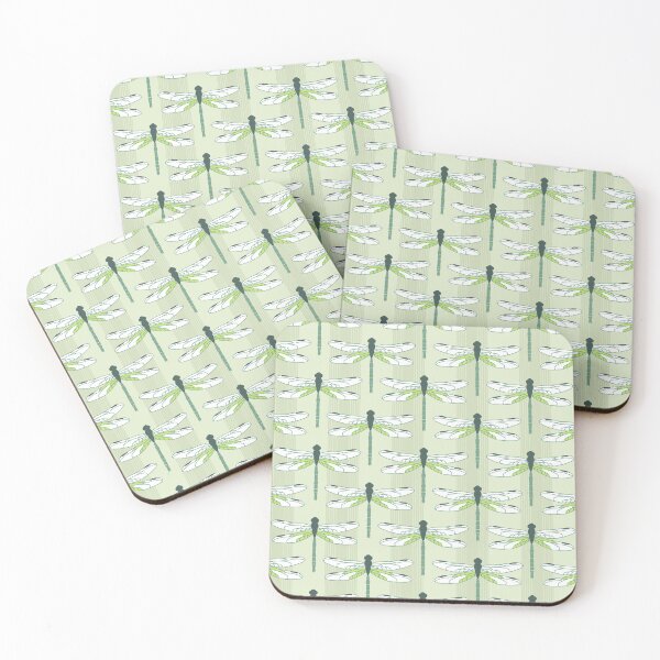 Item preview, Large dragonflies on a green background designed and sold by Alex  Blud.