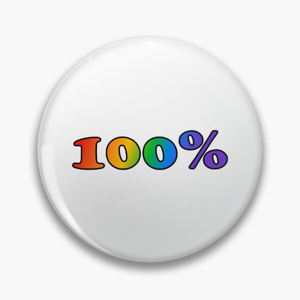 Item preview, 100 percent gay  designed and sold by Inspirationmotivation.