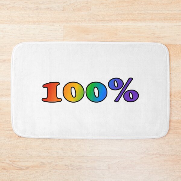Item preview, 100 percent gay  designed and sold by Inspirationmotivation.