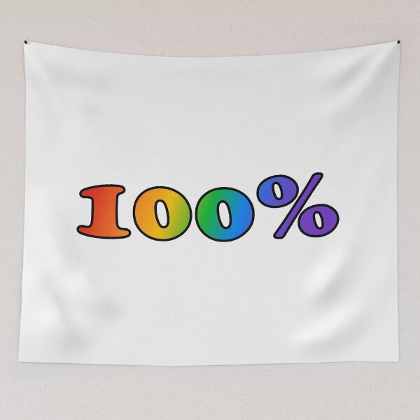 Item preview, 100 percent gay  designed and sold by Inspirationmotivation.