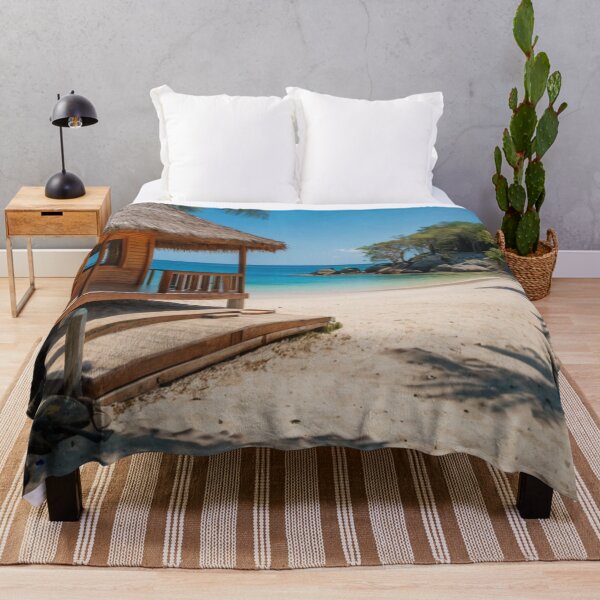 Item preview, Tropical Bungalow with Seaview designed and sold by BlareBlare.