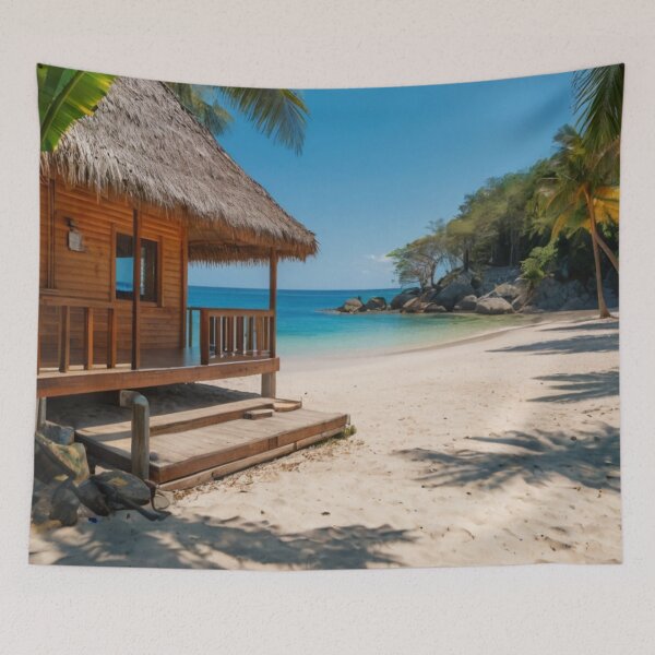 Item preview, Tropical Bungalow with Seaview designed and sold by BlareBlare.