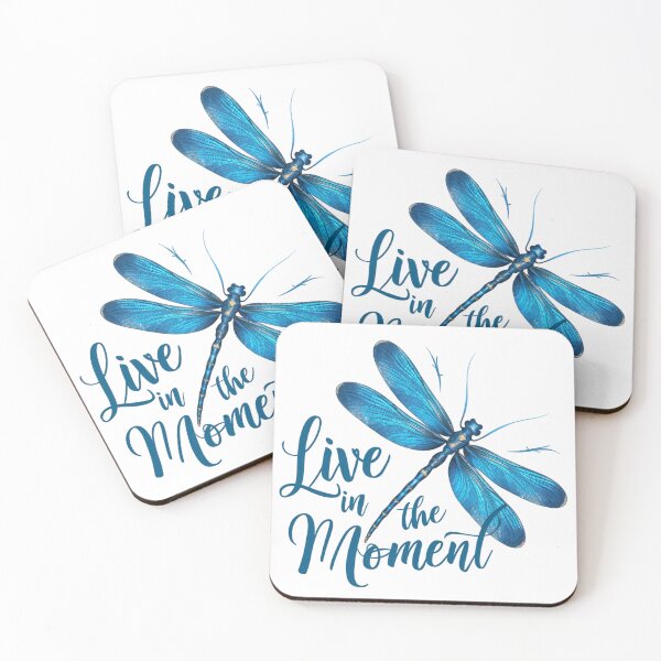 Item preview, dragonfly - live in the moment designed and sold by 123ks.