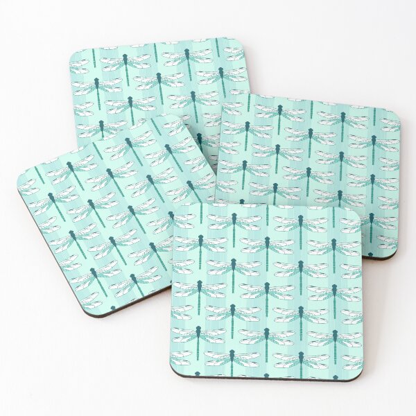 Item preview, Large dragonflies on a light blue background designed and sold by Alex  Blud.