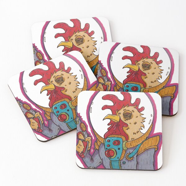 Item preview, Rooster astronaut designed and sold by Jacob Hensley.