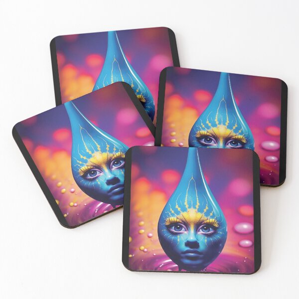 Item preview, Psychedelic Drop: Surreal Liquid Face designed and sold by charlesrein.