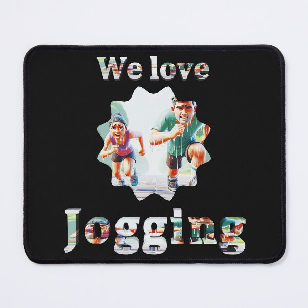 Item preview, we love jogging designed and sold by HerbertFlenner.