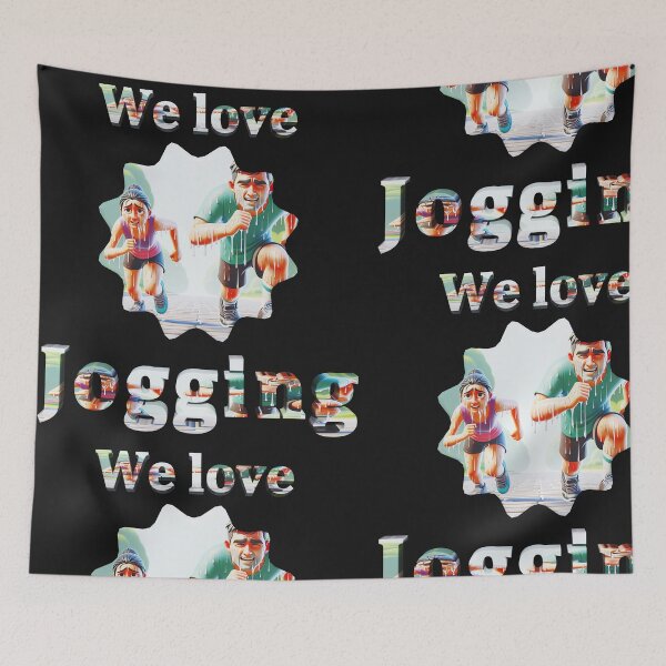 Item preview, we love jogging designed and sold by HerbertFlenner.