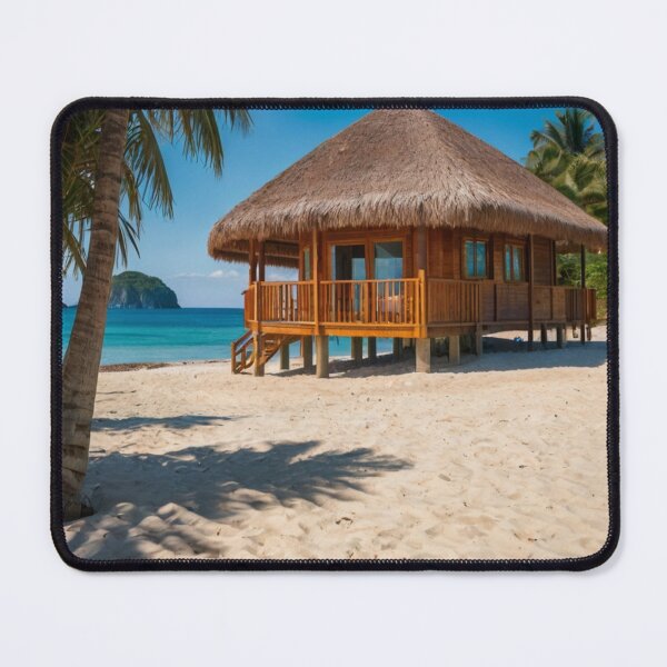 Item preview, Beachfront Bungalow Oasis designed and sold by BlareBlare.
