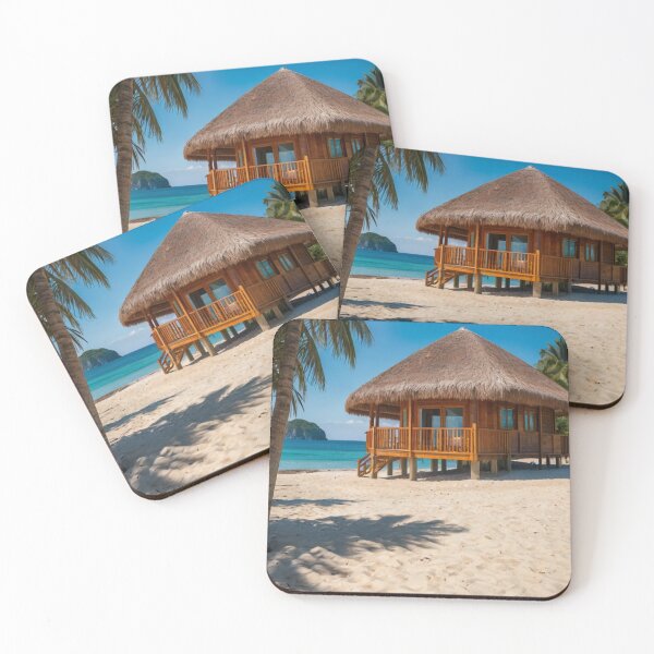 Item preview, Beachfront Bungalow Oasis designed and sold by BlareBlare.
