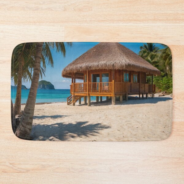 Item preview, Beachfront Bungalow Oasis designed and sold by BlareBlare.