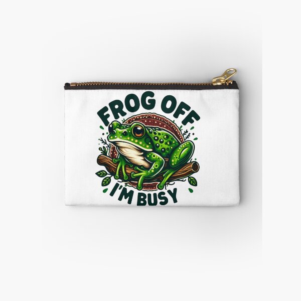 Item preview, Frog Off I'm Busy designed and sold by CatherineLievre.