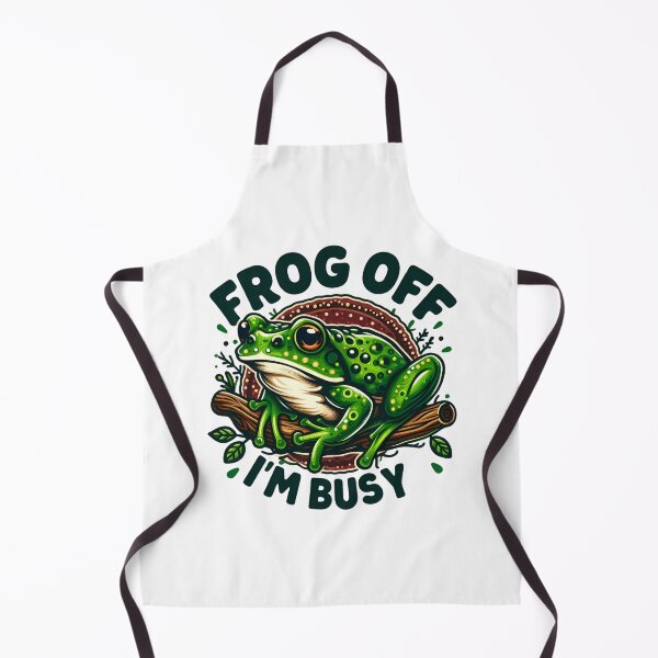 Item preview, Frog Off I'm Busy designed and sold by CatherineLievre.
