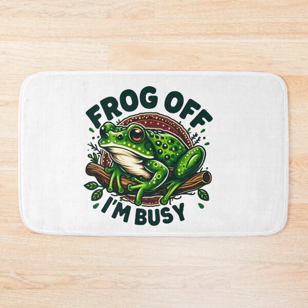 Item preview, Frog Off I'm Busy designed and sold by CatherineLievre.
