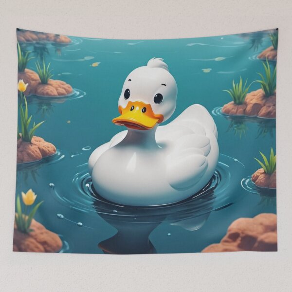 Item preview, Duck in Lake designed and sold by thetinylili.