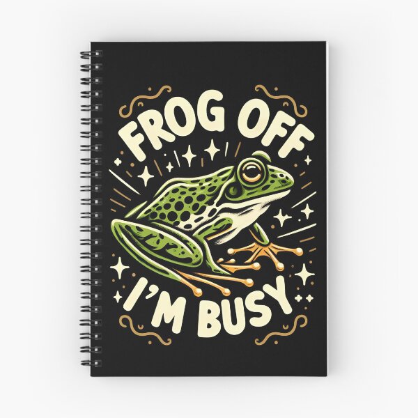 Item preview, Frog Off I'm Busy designed and sold by CatherineLievre.